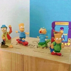 Vintage 90s Simpson Toy Figurine Bundle